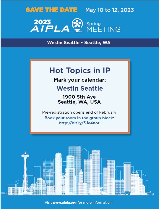 AIPLA 2023 Spring Meeting