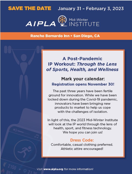 AIPLA 2023 MidWinter Institute
