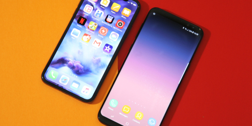 Samsung and Apple Smartphones